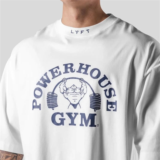 Oversized Long Sleeve T-Shirt Power House Gym