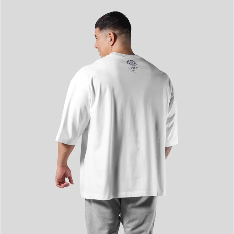 Oversized Long Sleeve T-Shirt Power House Gym