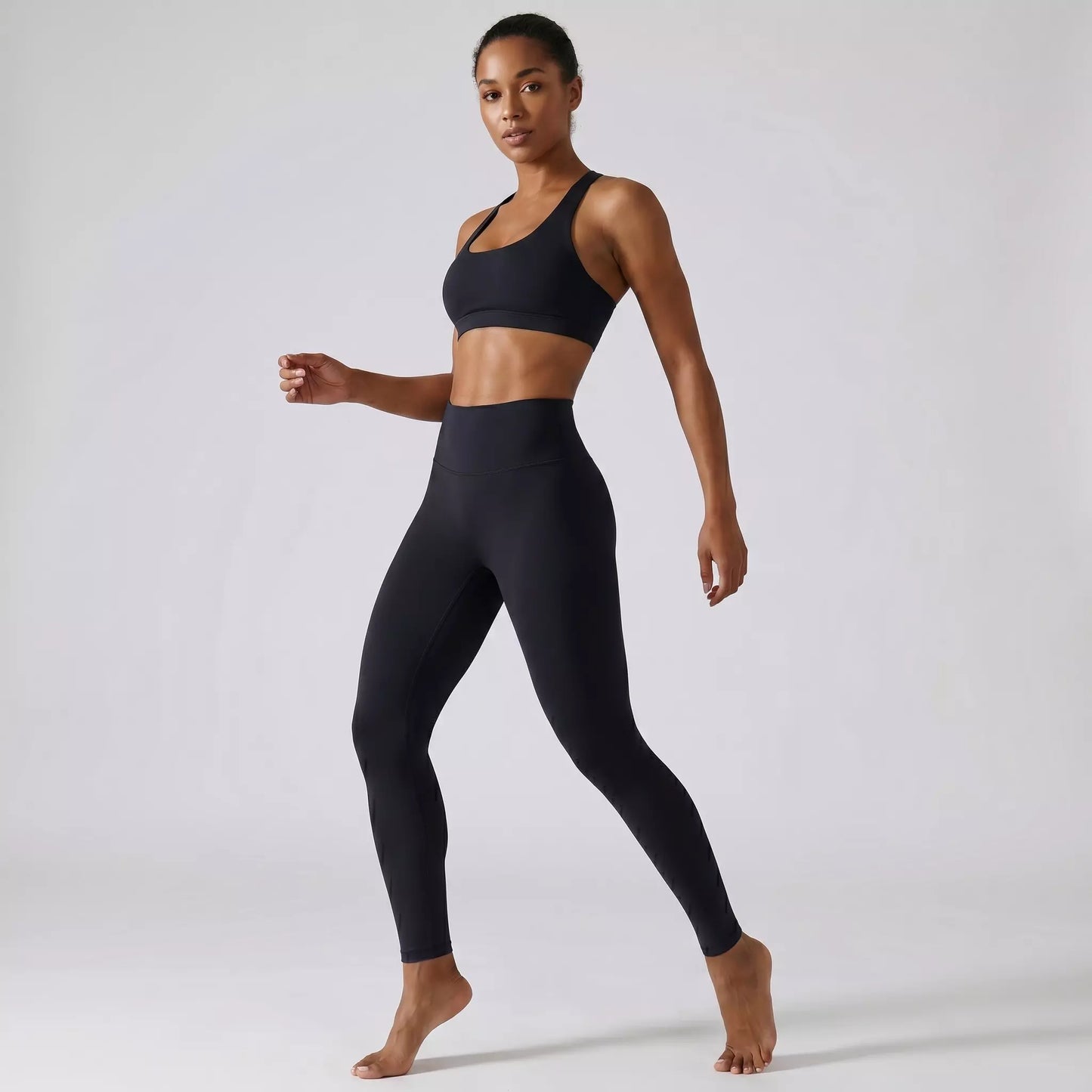 Women's High-Waist Butter Soft Gym Leggings with Back Pocket