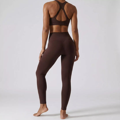 Women's High-Waist Butter Soft Gym Leggings with Back Pocket