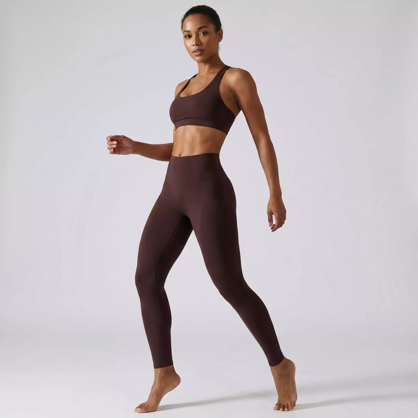 Women's High-Waist Butter Soft Gym Leggings with Back Pocket