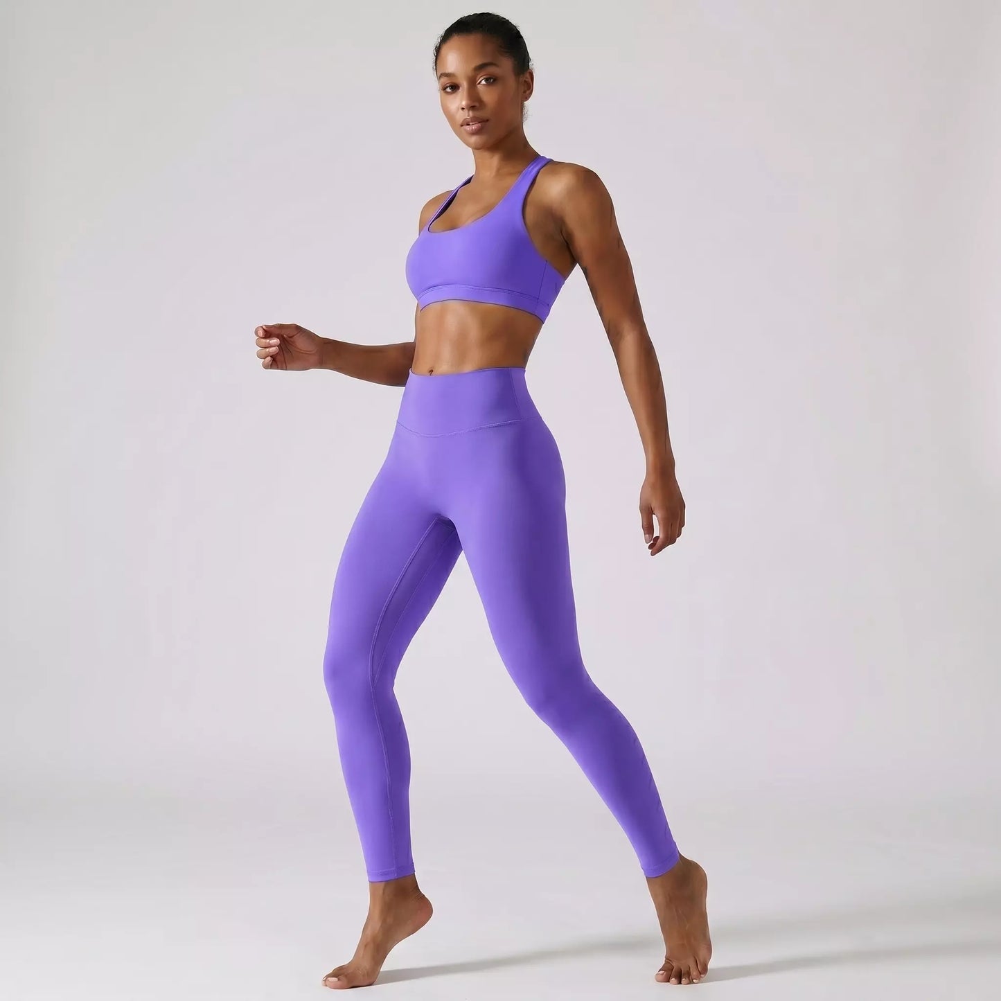 Women's High-Waist Butter Soft Gym Leggings with Back Pocket