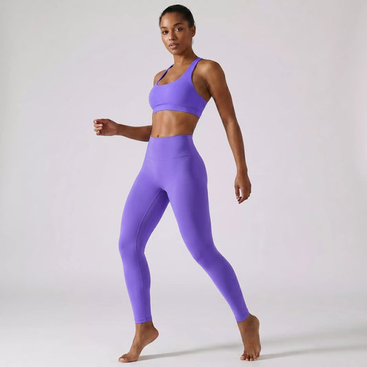 Women's High-Waist Butter Soft Gym Leggings with Back Pocket