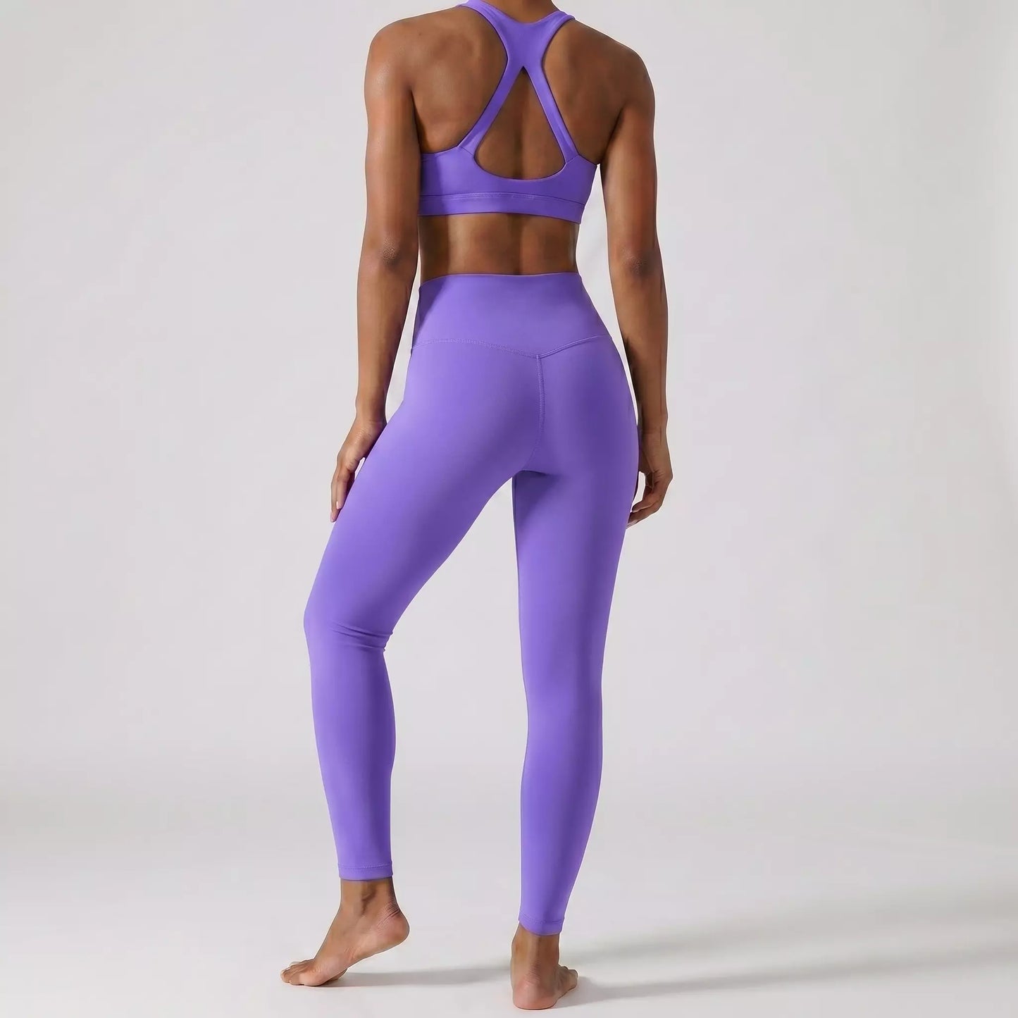 Women's High-Waist Butter Soft Gym Leggings with Back Pocket