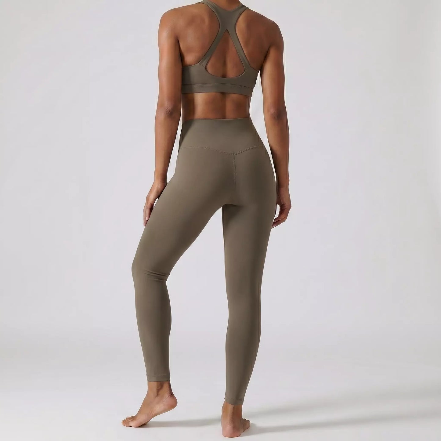 Women's High-Waist Butter Soft Gym Leggings with Back Pocket