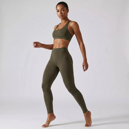 Women's High-Waist Butter Soft Gym Leggings with Back Pocket