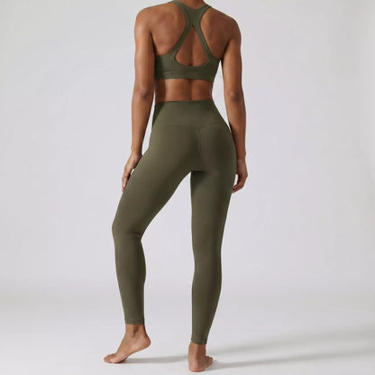 Women's High-Waist Butter Soft Gym Leggings with Back Pocket